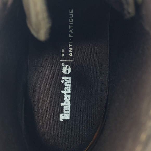 NEW TIMBERLAND A27FC LOGO EMBROIDERED NUBUCK LEATHER WOOL ANKLE BOOTS WOMEN'S 7 - Picture 11 of 11